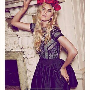 Free People One Purple Lola Dress Victorian